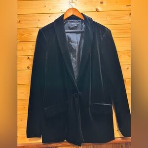 Black Velvet Blazer. Unisex.